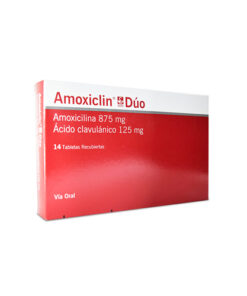 AMOXICLIN DUO 875/125 MG CAJA X 14 TABS