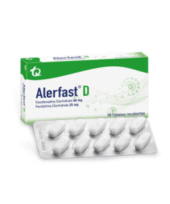 ALERFAST D 60/25 MG CAJA X 10 TABS