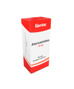 ATORVASTATINA 40 MG GENFAR CAJA X 30 TABS