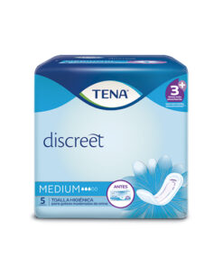 TOALLAS TENA DISCREET MEDIUM MINI X 5 UNDS