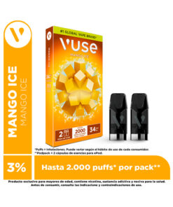 VUSE EPOD MANGO ICE 34 MG X 2 UNDS