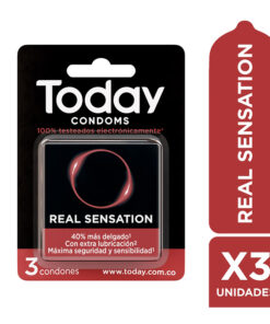 PRESERV. TODAY REAL SENSATION CAJA X 3 UNDS