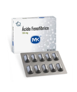 ACIDO FENOFIBRICO 135 MG MK CAJA X 30 CAPS