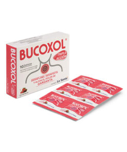 BUCOXOL FRUTOS ROJOS CAJA X 10 UNDS