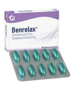 BENRELAX 125/5 MG CAJA X 20 CAPS