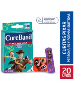 CURITAS CUREBAND PREMIUN NINOS PIXAR X 20 UNDS