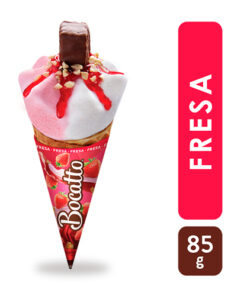 HELADO BOCATTO CONO FRESA X 85 GR