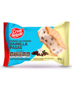 HELADO GALLETA VAINILLA PASAS X 65 GR