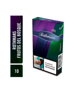 CIGAR. ROTHMANS FRUTOS BOSQUE CAJA X 10 UNDS