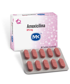 AMOXICILINA 875 MG MK CAJA X 20 TABS