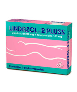 LINDAZOL-2 PLUSS 200/100 MG CAJA X 3 OVULOS
