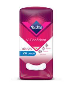 PROTECTORES NOSOTRAS V-CONF LARGO PQTE X 24 UNDS