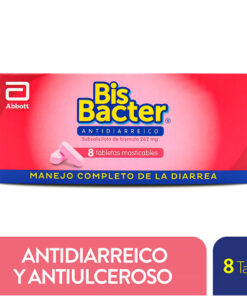 BISBACTER 262 MG CAJA X 8 TABS