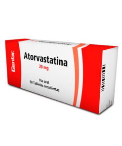 ATORVASTATINA 20 MG GENFAR CAJA X 30 TABS