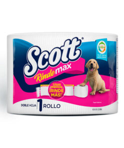 PAPEL HIG SCOTT RINDEMAX DOBLE HOJA X 1 ROLLO