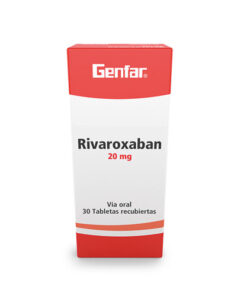 RIVAROXABAN 20 MG GENFAR CAJA X 30 TABS