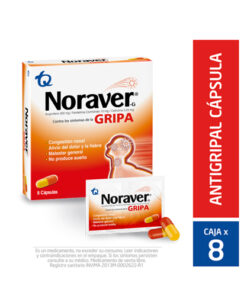 NORAVER GRIPA CAJA X  8 CAPS