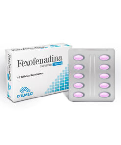 FEXOFENADINA 180 MG COLMED CAJA X 10 TABS
