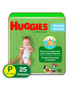 PANAL HUGGIES ACT/SEC ET0 R/N X 25 UNDS