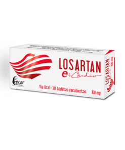 LOSARTAN 100 MG ECAR CAJA X 30 TABS