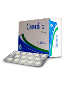 CARVEDILOL 25 MG RICHMOND ** CAJA X 28 TABS