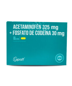 ACETAMINOFEN+COD 325/30MG LAPROFF CAJA X 100 TABS