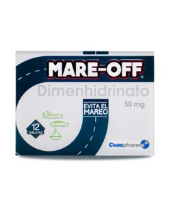 MAREOFF 50 MG CAJA X 12 TABS