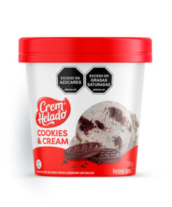 HELADO COOKIES&CREAM VASO X 300 GR