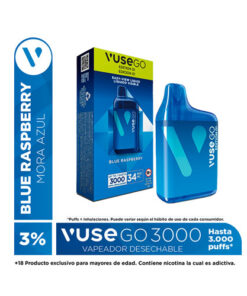 VUSE GO DISP.3000 MORA AZUL 34 MG X 1 UND