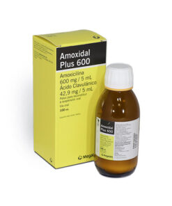 AMOXIDAL PLUS 600/42.9 MG FCO X 100 ML