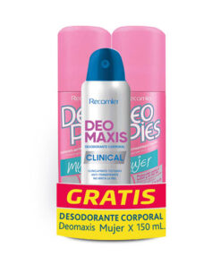 DEO-PIES SPRAY MUJER 2X260ML GTS MAXIS X150M