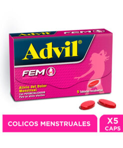 ADVIL FEM CAJA X 5 CAPS