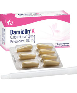 DAMICLIN K 100/400 MG CAJA X 7 OVULOS