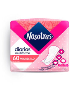 PROTECTORES NOSOTRAS MULTIESTILO PQTE X 60 UNDS