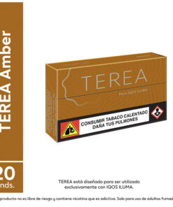 CIGAR. TEREA AMBER X 20 UNDS