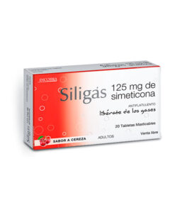 SILIGAS 125 MG CEREZA CAJA X 20 TABS