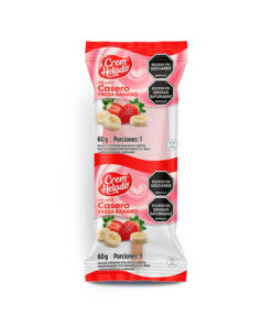 HELADO CASERO FRESA-BANANO X 60 GR