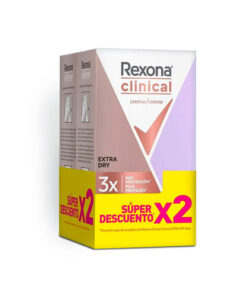 DESO REXONA CREMA CLINICAL WOMEN EXTRA DRY 2 X 48 GR