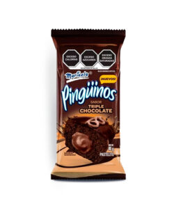 PONQUE PINGUINOS MARINELA TRIPLE CHOC. X 80GR