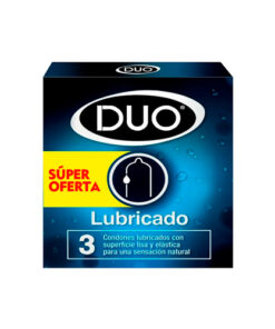 PRESERV. DUO LUBRICADO P/ESP CAJA X 3 UNDS