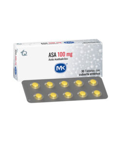ASA 100 MG CUBIERTA ENTERICA CAJA X 30 TABS