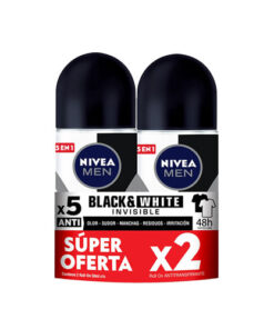 DESO NIVEA ROLL-ON B&W MEN INVISIBLE 2X50ML OFERTA
