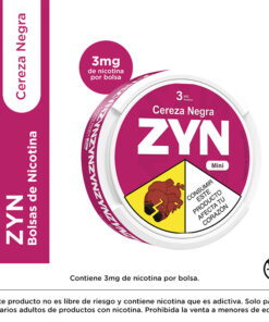 ZYN NICOTINA CEREZA NEGRA 3 MG