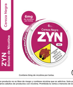 ZYN NICOTINA CEREZA NEGRA 6 MG