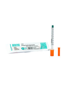 JERINGA ALFASAFE INSULINA 1 ML NARANJA