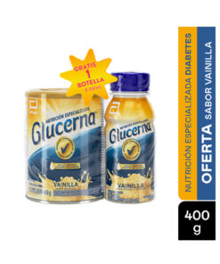 GLUCERNA VAINILLA X 400 GR GTS 1 BOT X 237 ML