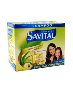CHAMPU SAVITAL ARGAN/SABILA CAJA X 20 S/S
