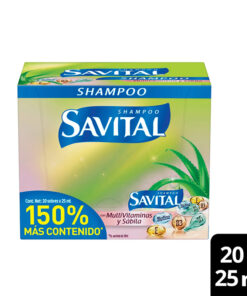 CHAMPU SAVITAL MULTIV/SABILA CAJA X 20 S/S