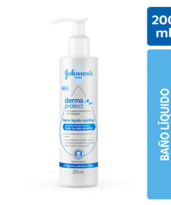 BANO LIQ.J&J BABY DERMA PROT. FCO X 200 ML