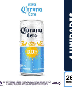 CERVEZA CORONA CERO LATA X 269 ML